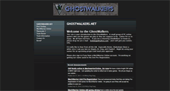 Desktop Screenshot of ghostwalkers.net